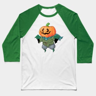 Pumpkin Boy Baseball T-Shirt